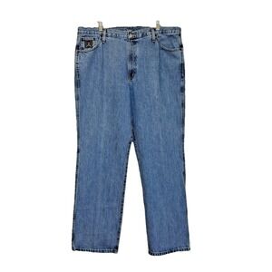 Cinch Relaxed Fit Mens Jeans Sz 40x32 Medium Wash Denim Straight Leg Green Label